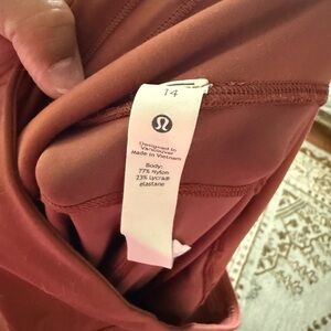 lululemon athletica Rust Leggings